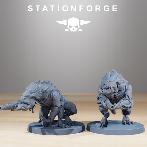 Xenarid Infantry x10 – Station Forge – 3D print