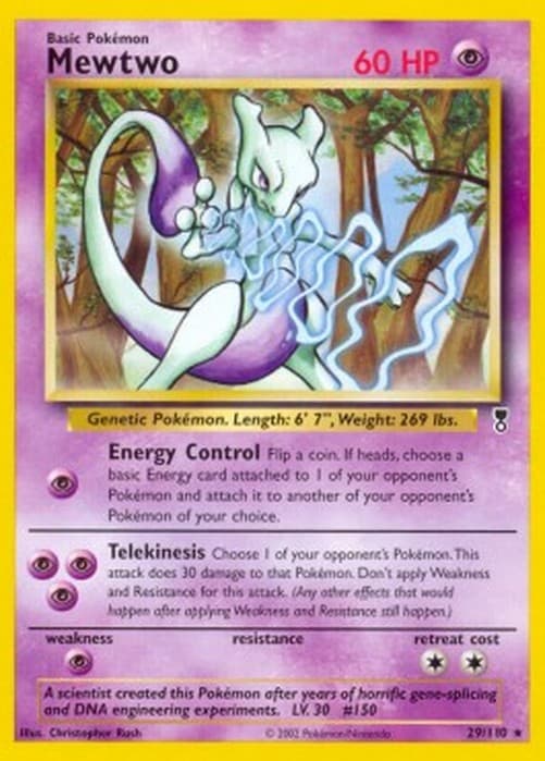 Pokemon TCG Mewtwo