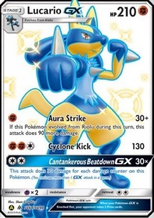 Pokemon Lucario GX