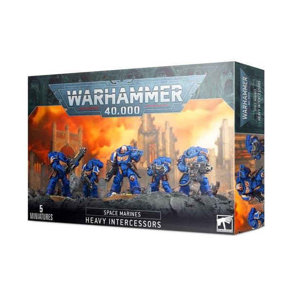 Space Marine PRIMARIS Heavy Intercessors-låda