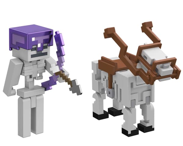 MATTEL Minecraft Ravager and Raid Figures
