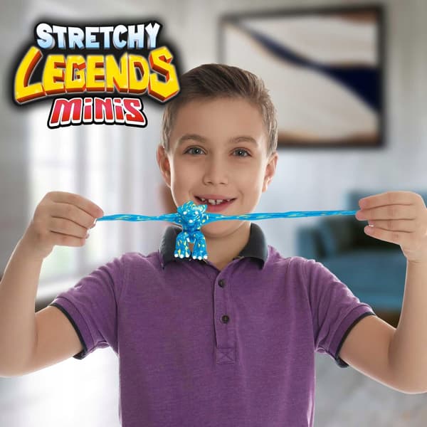 STRETCHY LEGENDS MINI DINOSAUR STRETCHABLE COLLECTOR’S FIGURINE