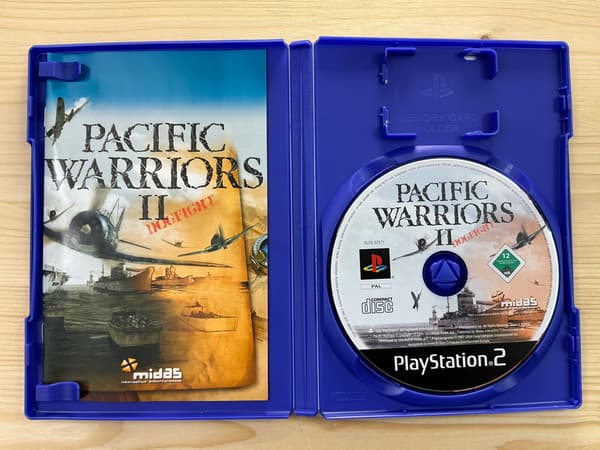 PACIFIC WARRIORS II DOGFIGHT – PS2 game, in excellent condition, complete set