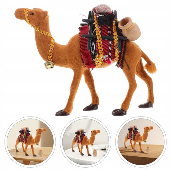 MINIATURE CAMEL FIGURINE – HOME DECOR WITH A REALISTIC DESIGN