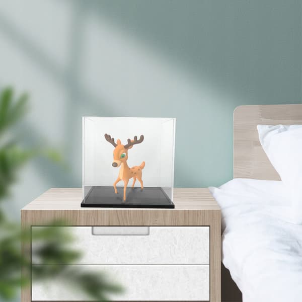 TRANSPARENT ACRYLIC BOX FOR FIGURINES AND MODELS