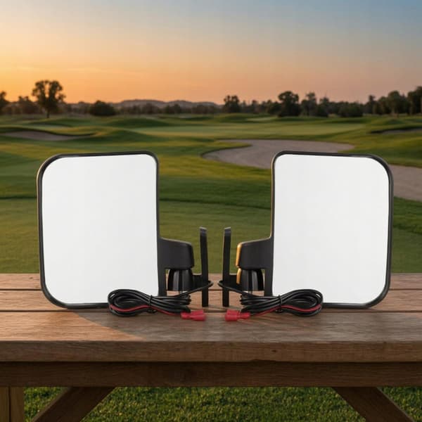 Impact-resistant side of a golf cart | Rectangular, sturdy, versatile golf cart