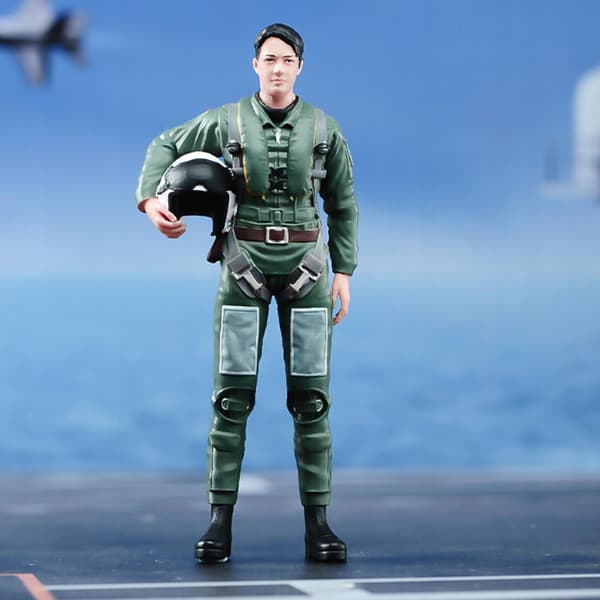 1/18 Officer figure – Hobby Decorative diorama accessory – Miniature man