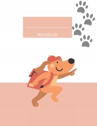 Puppy 04 Wide-ruled Composition Notebook, 150 pages