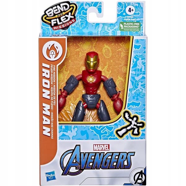 Hasbro Avengers Bend and Flex Iron Man figure