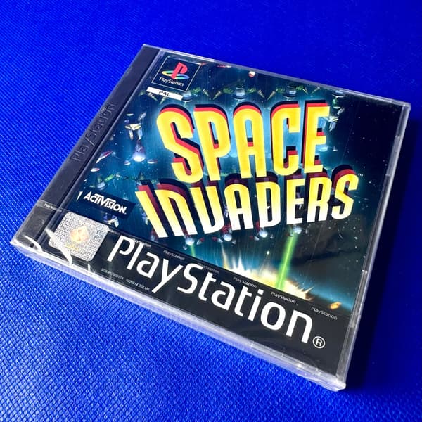 Space Invaders | PS1 | PSX | PLAYSTATION 1 | NEW | + PROTECTOR