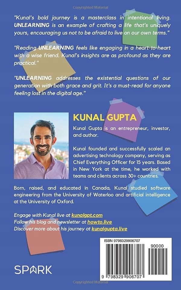 Gupta, Kunal UNLEARNING: 15 Experiments That Transformed My Life