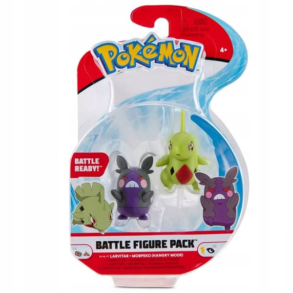 Pokémon Figure Set 38177: Larvitar + Morpeko