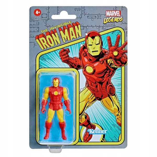 MARVEL LEGENDS Iron Man 10cm Retro Figure F2656