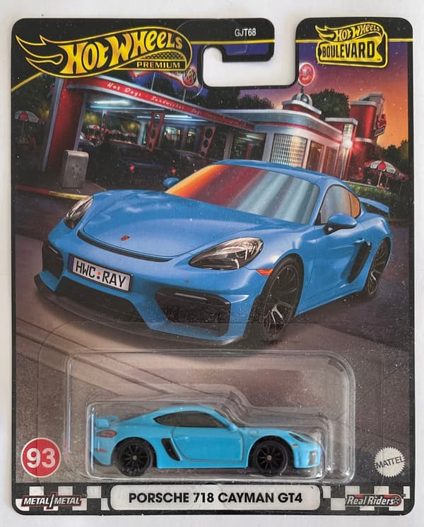 HOT WHEELS PORSCHE 718 CAYMAN GT4