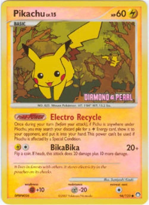 Pokemon Pikachu Lv.15