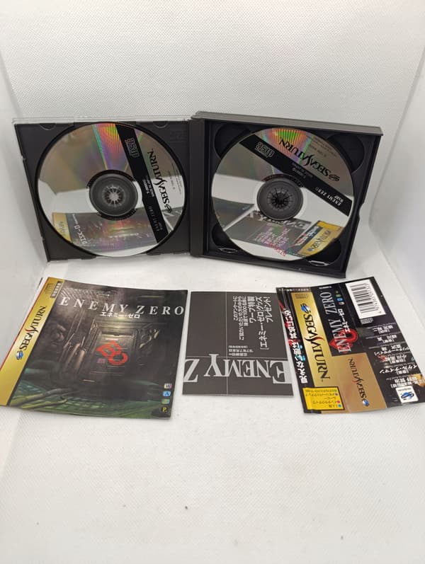 Enemy Zero for Sega Saturn (NTSC-J), boxed