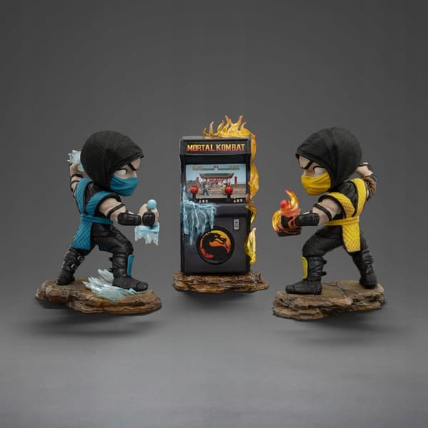 Scorpion vs Sub-Zero Arcade MiniCo Diorama 3-Pack - Mortal Kombat