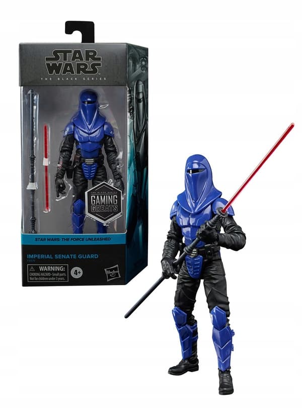 STAR WARS: THE FORCE UNLEASHED BLACK SERIES IMPERIAL SENATE GUARD FIGURE