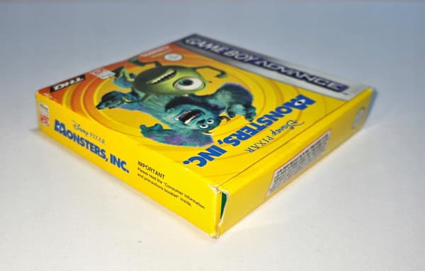 Monsters Inc. 3XA Nintendo Game Boy Advance