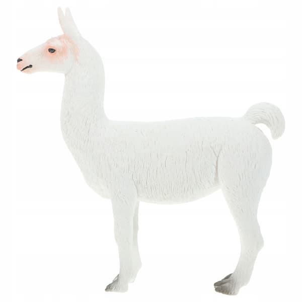 PLASTIC ALPACA FIGURINE – AN EDUCATIONAL MODEL AND DECORATION FOR CHILDREN