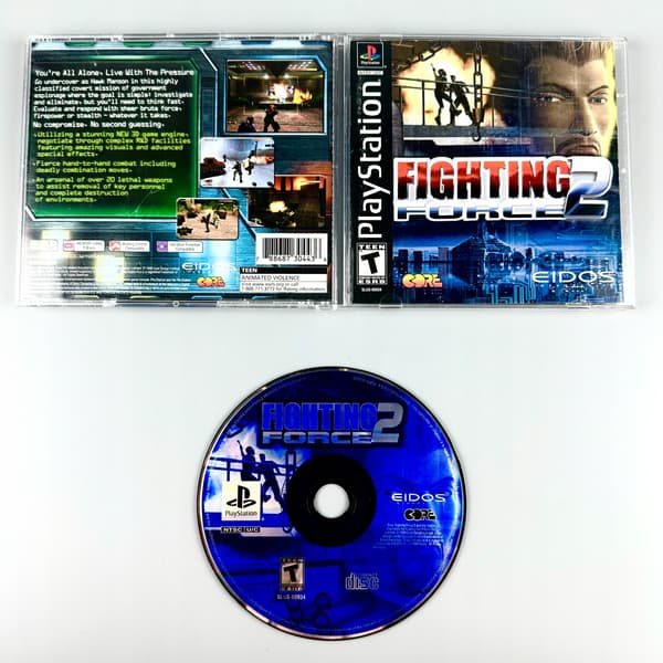 Fighting Force 2 | PS1 | PSX | PLAYSTATION 1 | 3xA SET
