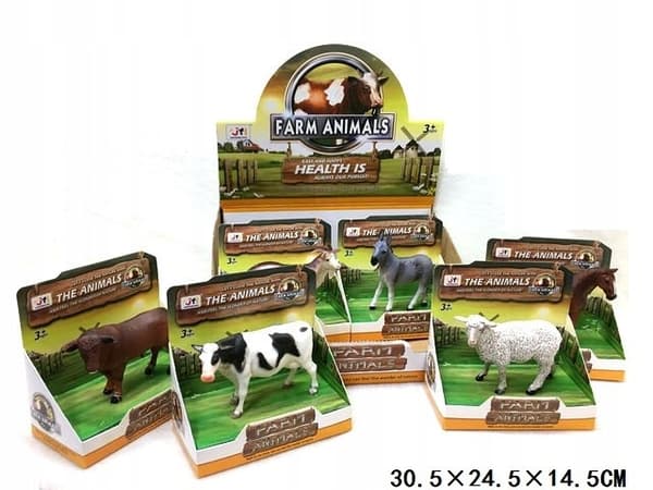 6 pet figures in a box