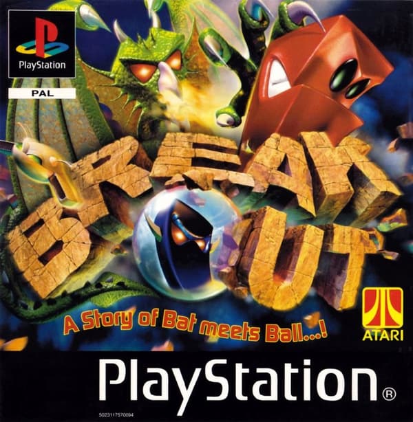 BREAK OUT PSX PlayStation (PSX) boxed – DAMAGED