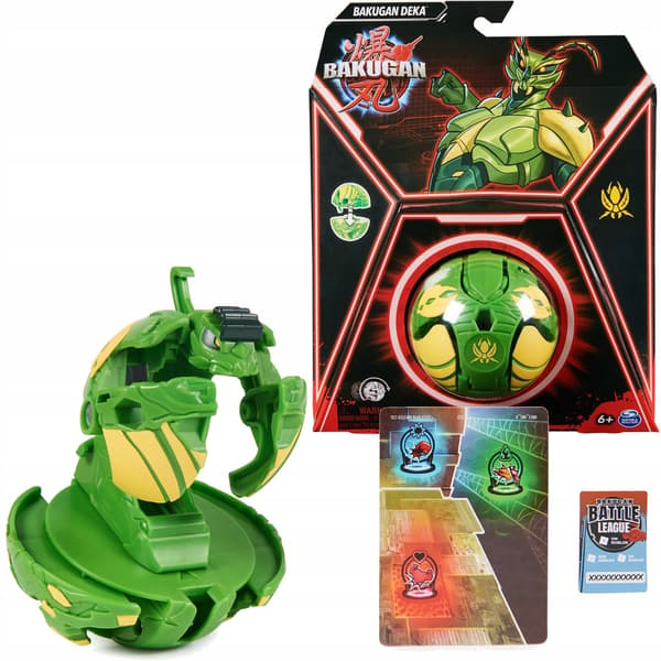 BAKUGAN DEKA MANTID LARGE TRANSFORMING SPHERE FIGURINE + CARD