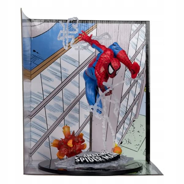 McFarlane Spider-Man Marvel comic-style figure, 1:10 scale, The Amazing #302, 17 cm