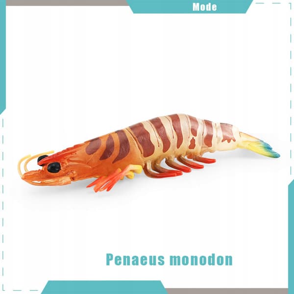 Realistic model of a sea creature, Cognitive Early Learning, orange, 38g