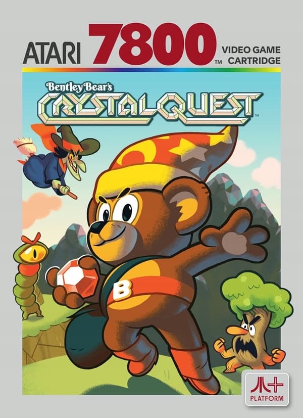 Plaion Bentley Bear's Crystal Quest Atari 7800+ Cartridge