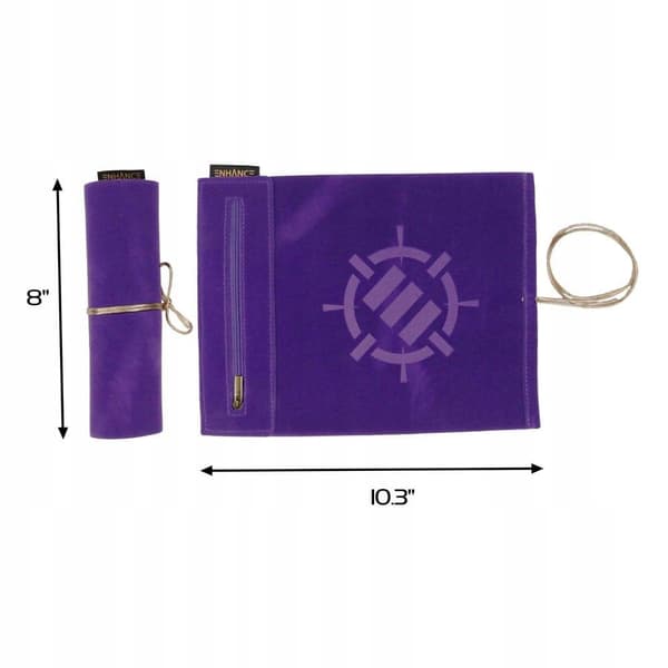 Enhance - Tabletop Roll on a Scroll Bag (case + set of dice) - Purple