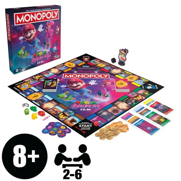 HASBRO GAME Monopoly Super Mario Bros, a Hasbro game
