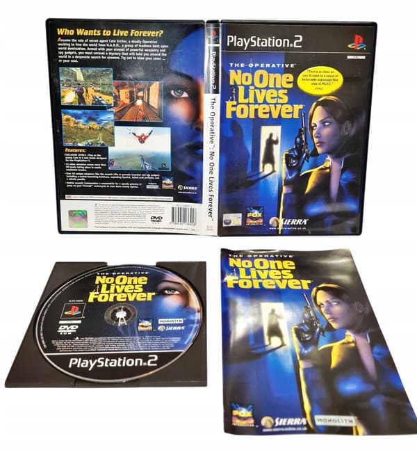 THE OPERATIVE: NO ONE LIVES FOREVER PS2 3XA