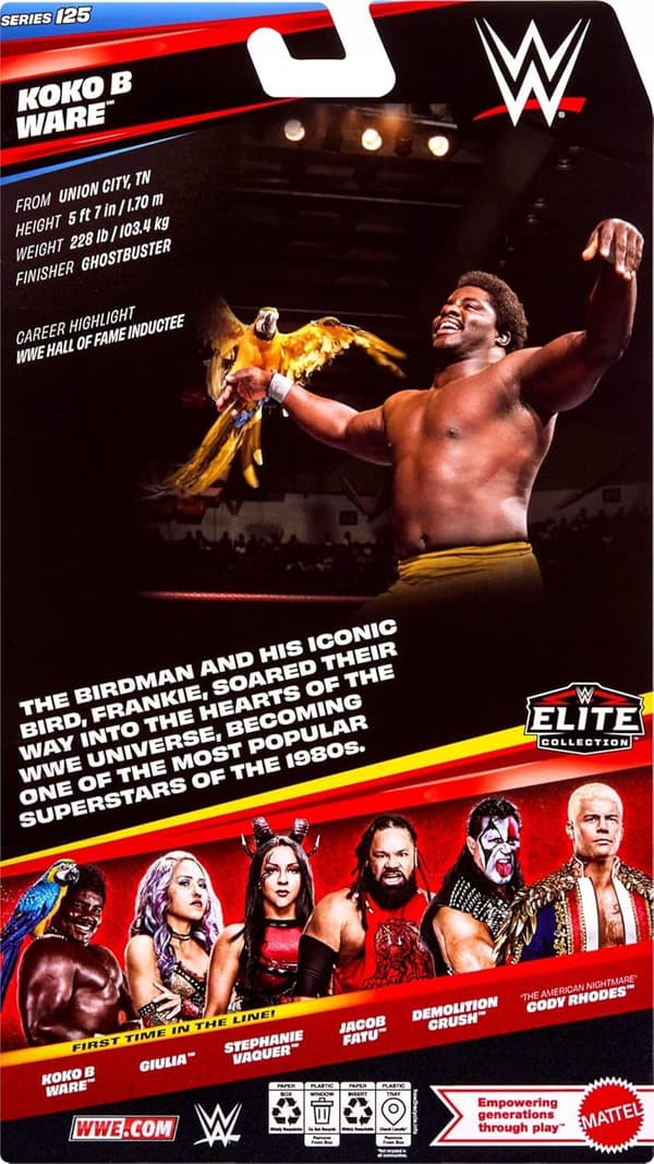 MATTEL WWE ELITE COLLECTION: KOKO B. WARE – ACTION FIGURE (JHT81) [FIGURE]