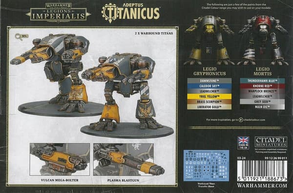 LEGIONS IMPERIALIS: WARHOUND SCOUT TITANS