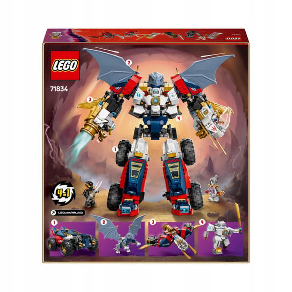 LEGO NINJAGO Zane’s Multifunctional Ultramech 71834