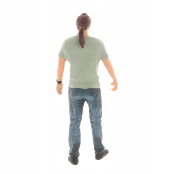 1:64 scale diorama, painted figure, resin model, Building Style 6 train