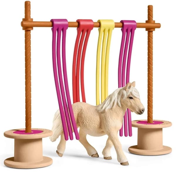 SCHLEICH 42484 GATE WITH RIBBONS FOR FAR PONIES