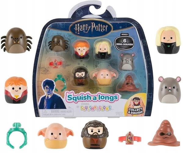 Harry Potter Squish-a-longs Mini Squish Mini Figure Collection 9-pack