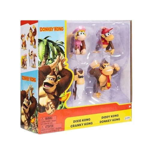 SUPER MARIO – DONKEY KONG 2.5, 4-PACK (431174) (FIGURINE)