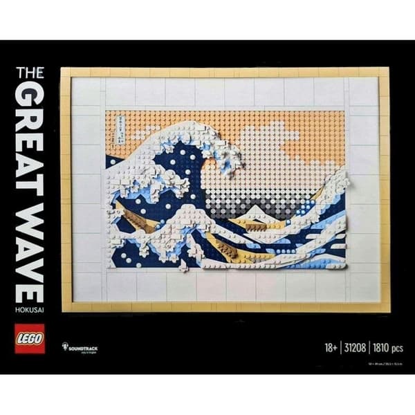 Lego Art Hokusai’s Great Wave – Japanese 3D wall panel – Picture