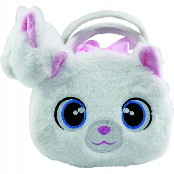 Sparkys Plush Handbag – White Dog