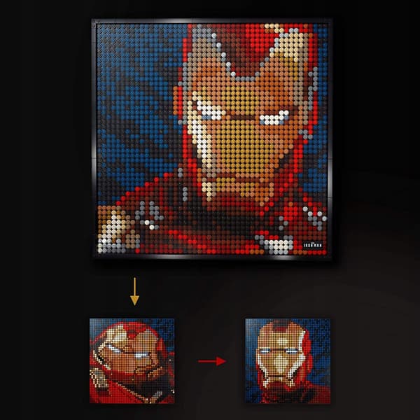 LEGO ART 31199 IRON MAN BY MARVEL