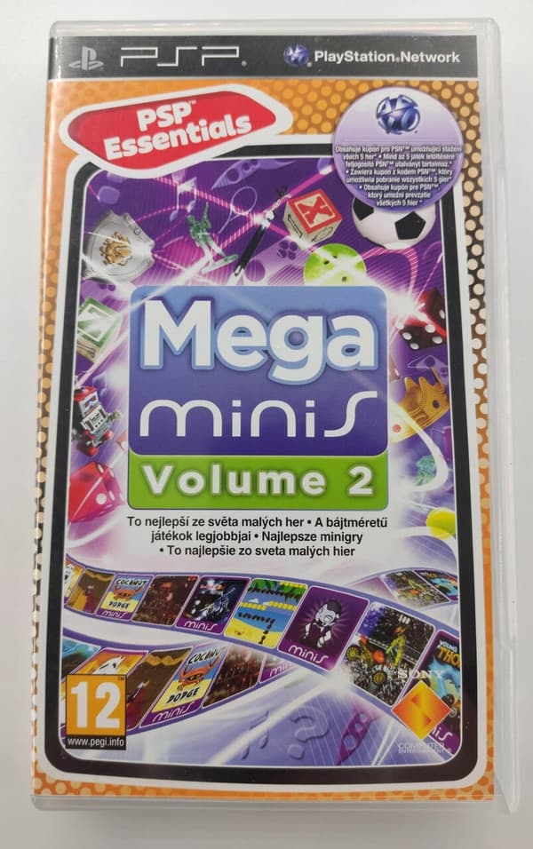 MEGA MINIS VOLUME 2 PSP GAME