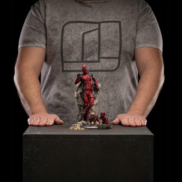Iron Studios Deadpool & Wolverine – Deadpool, 1:10 – 21 cm