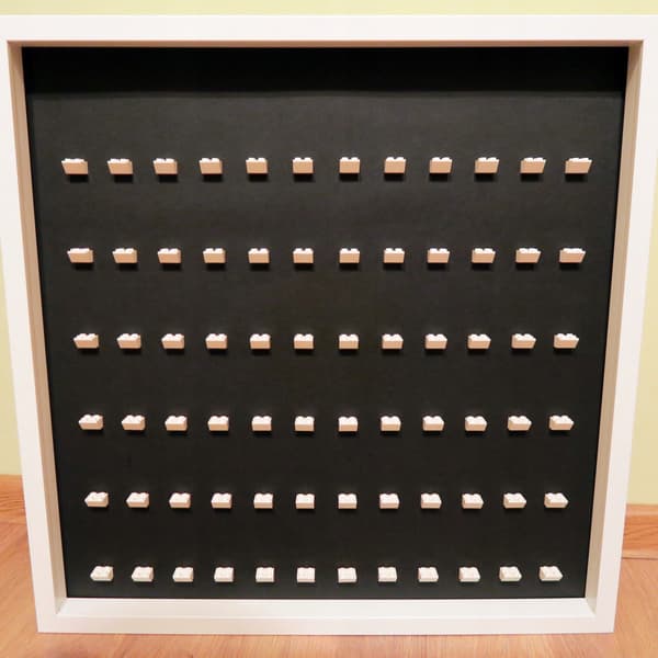 LARGE FRAME FOR 112 LEGO MINIFIGURES – 52 CM DISPLAY CASE