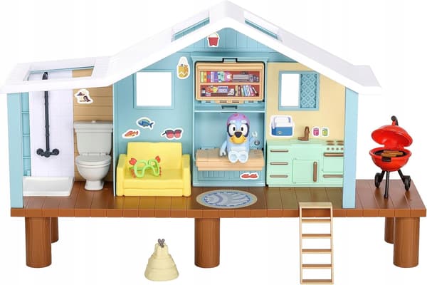 MOOSE TOYS Bluey Beach Hut Bluey Set