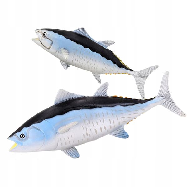 2 DECORATIVE SEA FISH MODELS MADE FROM SAFE MATERIAL