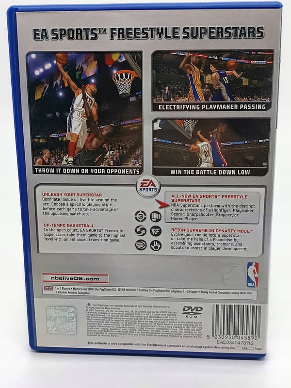 NBA LIVE 06 PS2 game for Sony PlayStation 2 (PS2)